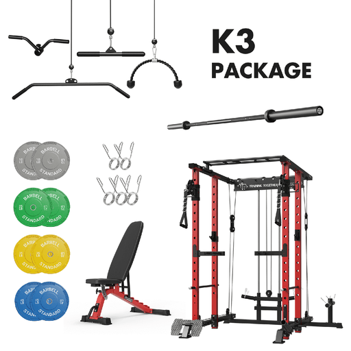 Mikolo Fitness K3 Home Gym Package - HP-K3-RRR