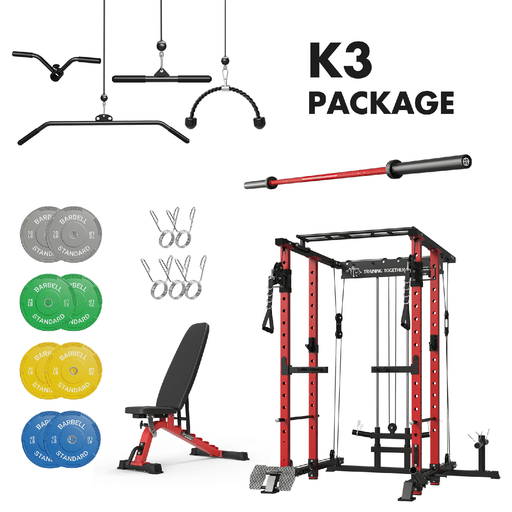 Mikolo Fitness K3 Home Gym Package - HP-K3-RRR