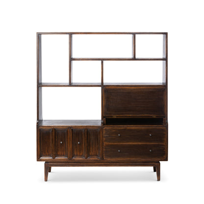 Park Hill Collection Campbell Etagere Cabinet - Versatile Multi-Functional Storage for Home Office & Living Room Decor - EFC26002