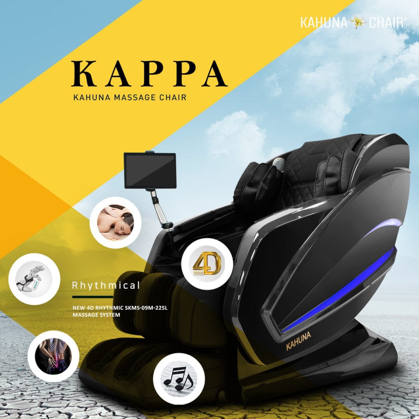 Kahuna Chair HM-KAPPA Gold