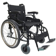 Karman Healthcare Km-8520 22″ Wide Seat Bariatric Folding Wheelchair Km8520f22w-Ha