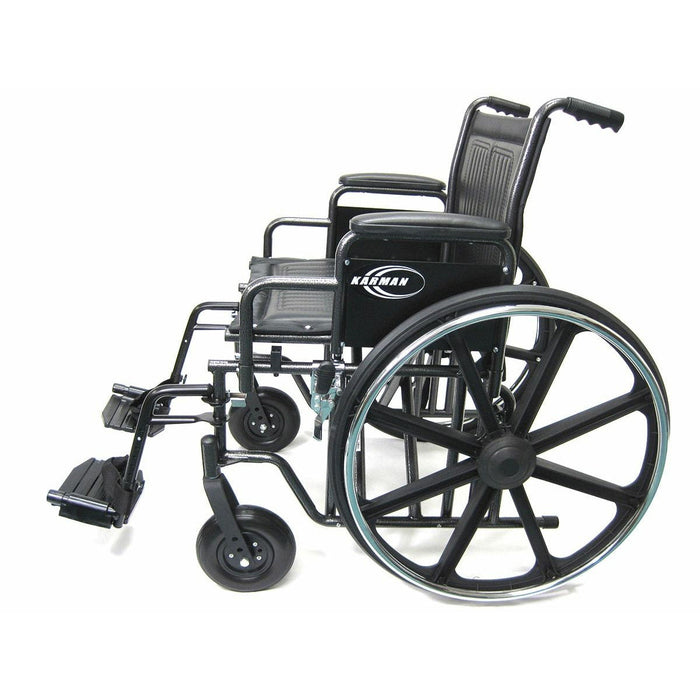 Karman Healthcare Kn-922w 22″ Wide Seat Heavy-Duty Bariatric Manual Wheelchair Kn-922w-Apt