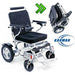 Karman Healthcare Pw-F500 24v/6ah 180w Tranzit Go Foldable Lightweight Electric Wheelchair