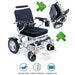 Karman Healthcare Pw-F500 24v/6ah 180w Tranzit Go Foldable Lightweight Electric Wheelchair