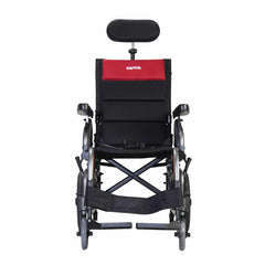 Karman Healthcare Vip2-Tr Tilt-In-Space Reclining Transport Wheelchair