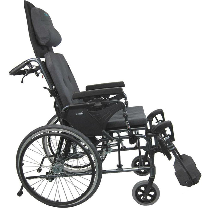 Karman Healthcare Mvp-502 V-Seat Ergonomic Ultra Lightweight Reclining Manual Wheelchair