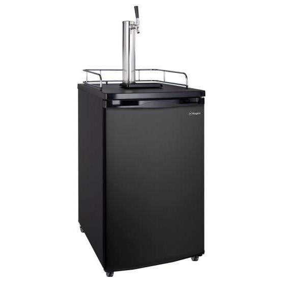 American Outdoor Grill - 20" Wide Single Tap Black Kegerator - K199B-1NK