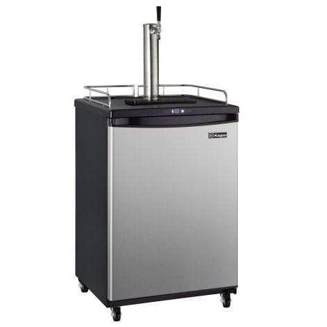 24" Wide Cold Brew Coffee Single Stainless Steel Commercial/Residential Kegerator - ICZ163S-1NK