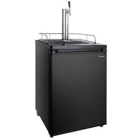 24" Wide Kombucha Tap Black Kegerator - KOM30B-1NK