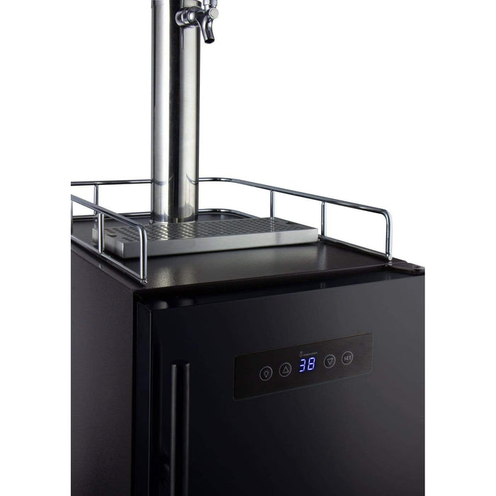 15" Wide Kombucha Single Tap Commercial Kegerator - KOM15BBRNK