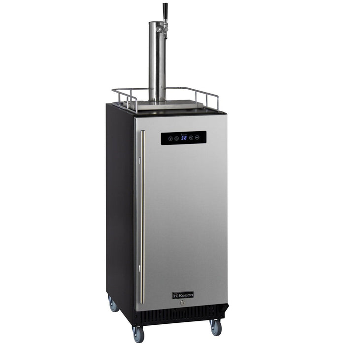 15" Wide Kombucha Single Tap Commercial Kegerator - KOM15BBRNK