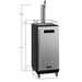 15" Wide Kombucha Single Tap Commercial Kegerator - KOM15BBRNK