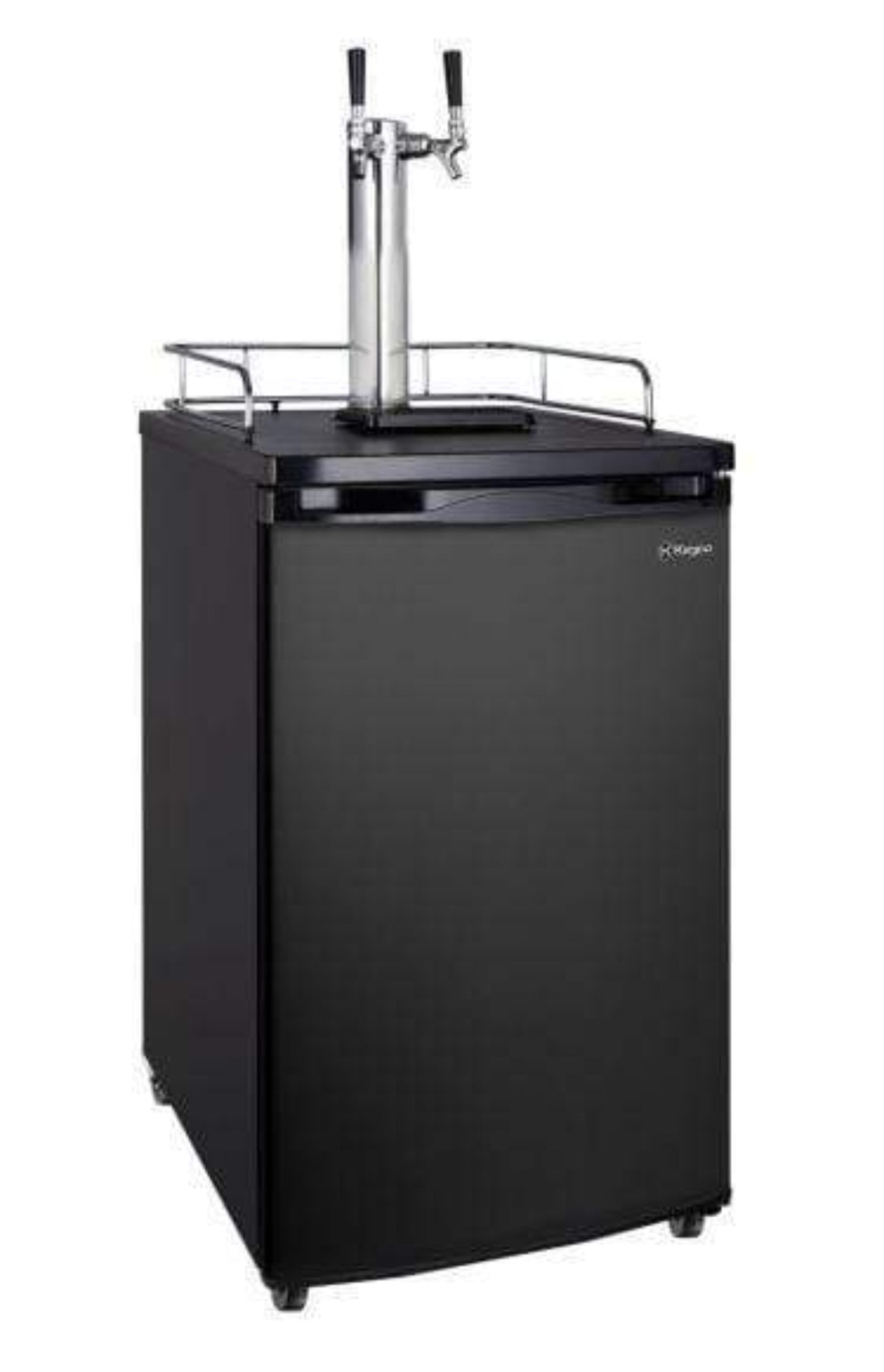 Kegco 20" Wide Kombucha Tap Black Kegerator - KOM19B-1NK