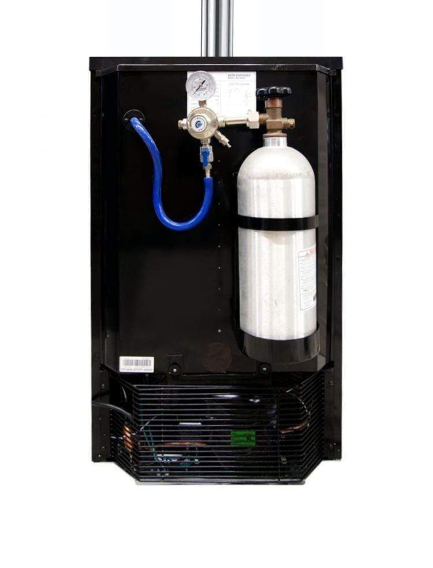 Kegco 20" Wide Cold Brew Coffee Single Tap Stainless Steel Single Tap Kegerator - ICK19S-1NK