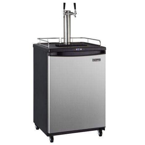 24" Wide Cold Brew Coffee Single Stainless Steel Commercial/Residential Kegerator - ICZ163S-1NK