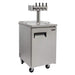 24" Wide Kombucha Tap All Stainless Steel Commercial Kegerator - KOMC1S-1