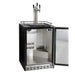 24" Wide Kombucha Tap Black Commercial Built-In Right Hinge Kegerator - KOMHK38BSU-1