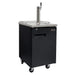 24" Wide Kombucha Tap Black Commercial Kegerator - KOMC1B-1