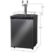 24" Wide Kombucha Tap Black Stainless Steel Kegerator - KOM30X-1NK