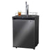 24" Wide Kombucha Tap Black Stainless Steel Kegerator - KOM30X-1NK