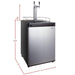 24" Wide Kombucha Tap Stainless Steel Kegerator - KOM20S-1NK