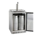 24" Wide Tap All Stainless Steel Outdoor Built-In Right Hinge Kegerator with Kit - HK38SSU-1