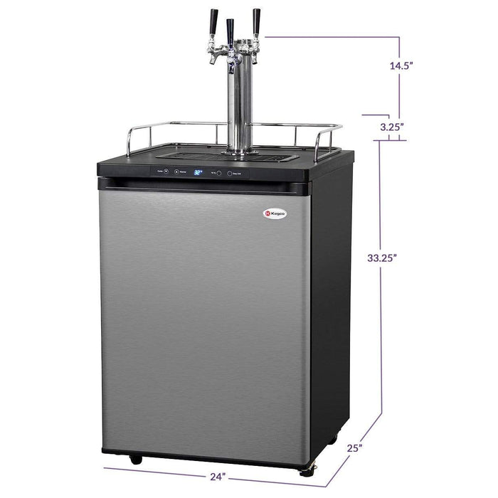 American Outdoor Grill - 24" Wide Tap Stainless Steel Digital Kegerator - K309SS-1NK