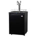 24" Wide Kombucha Tap Black Kegerator - KOM30B-1NK