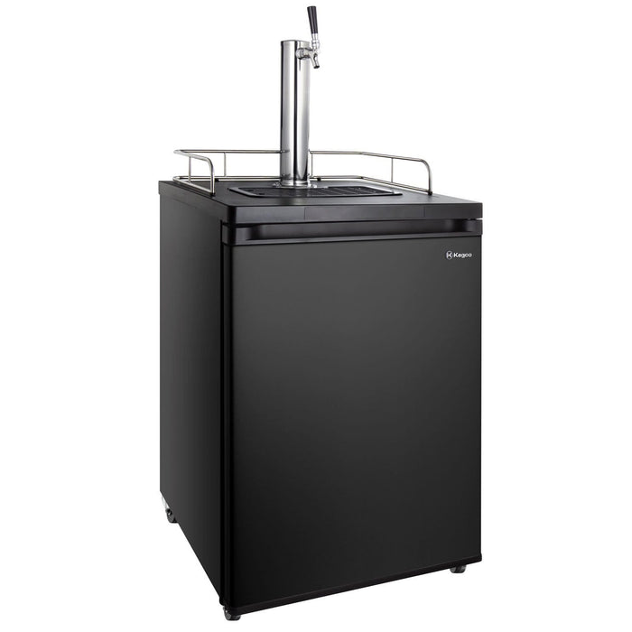 24" Wide Cold Brew Coffee Tap Black Kegerator - ICK20B-1NK