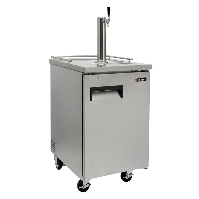 Wide Single Tap All Stainless Steel Commercial Kegerator - XCK-1S