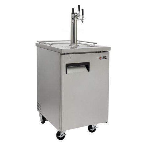 Wide Single Tap All Stainless Steel Commercial Kegerator - XCK-1S