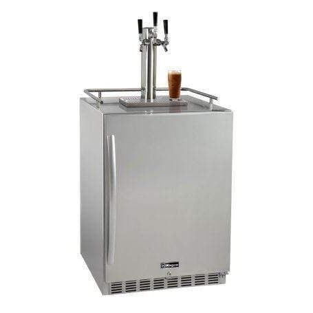 24" Wide Cold Brew Coffee Tap All Stainless Steel Outdoor Built-In Right Hinge Kegerator - ICHK38SSU-1