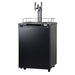 24" Wide Homebrew Tap Black Kegerator - HBK209B-1NK