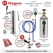 Wide Single Tap Stainless Steel Commercial/Residential Kegerator - Z163S-1NK