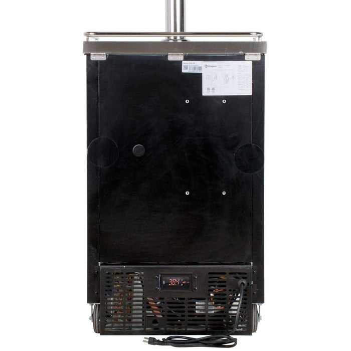 Wide Tap Commercial Black Kegerator - XCK-1B