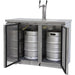 Kegco - 49" Wide Dual Tap All Stainless Steel Commercial Kegerator - XCK-2448S