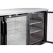 Kegco - Commercial Back Bar Cooler with Three Glass Doors - XCB-2472BG