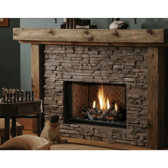 Kingsman Fireplaces 36 Inch Zero Clearance Direct Vent Gas Fireplace in IPI Ignition - HBZDV3628