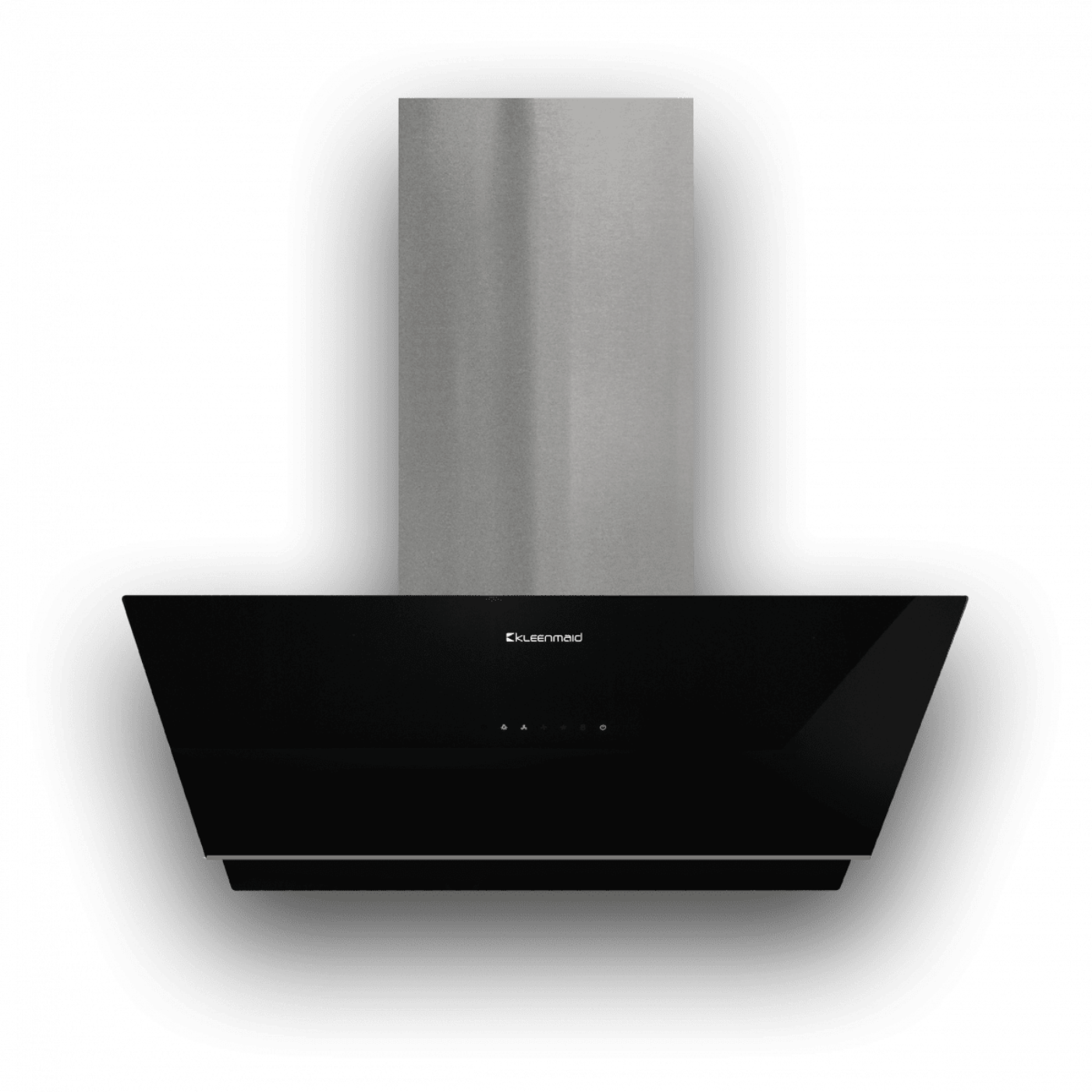 Kleenmaid 90cm Vertical Black Glass Wall Mounted Rangehood - RHGV90