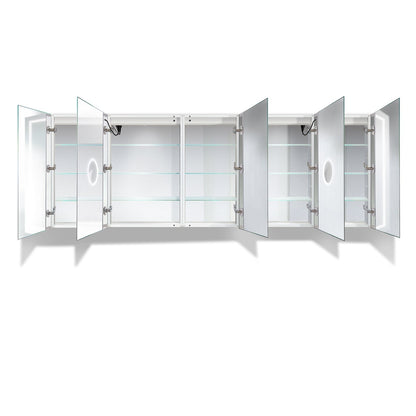 Krugg Svange 10236DLLRRR 102â€³ X 36â€³ LED Medicine Cabinet with Dimmer & Defogger SVANGE10236DLLRRR