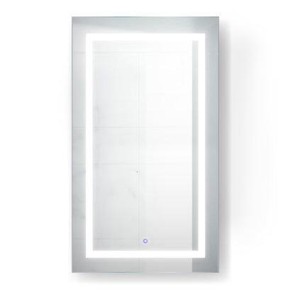 Krugg Svange 2442R  24â€³ X 42â€³ LED Medicine Cabinet with Dimmer & Defogger SVANGE2442R - Backyard Provider