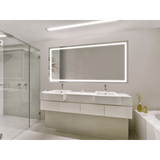 Krugg Icon 72" X 36" LED Bathroom Mirror with Dimmer & Defogger Large Lighted Vanity Mirror ICON7236 - Backyard Provider