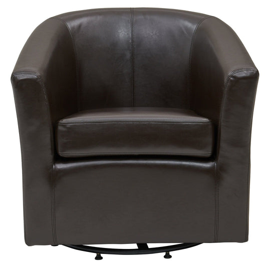 New Pacific Direct Hayden Swivel Bonded Leather Chair  - 193012B-01