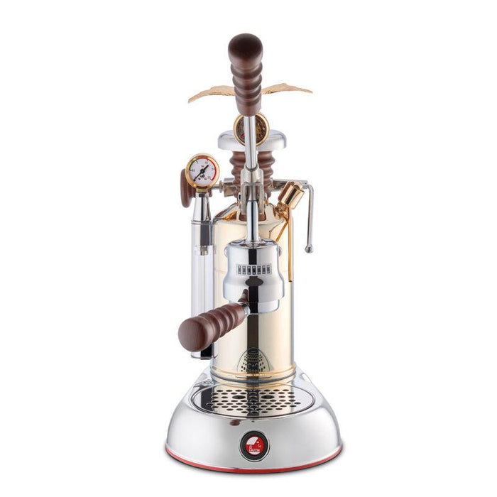 La Pavoni Esperto Competente Brass and Chrome Espresso Machine ESPCO-16