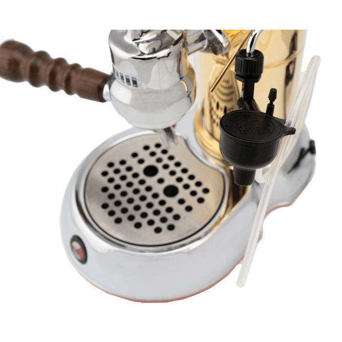 La Pavoni Esperto Competente Brass and Chrome Espresso Machine ESPCO-16