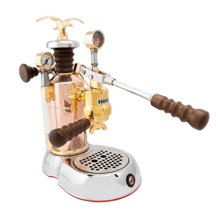 La Pavoni Esperto Edotto Copper and Chrome Espresso Machine ESPED-16