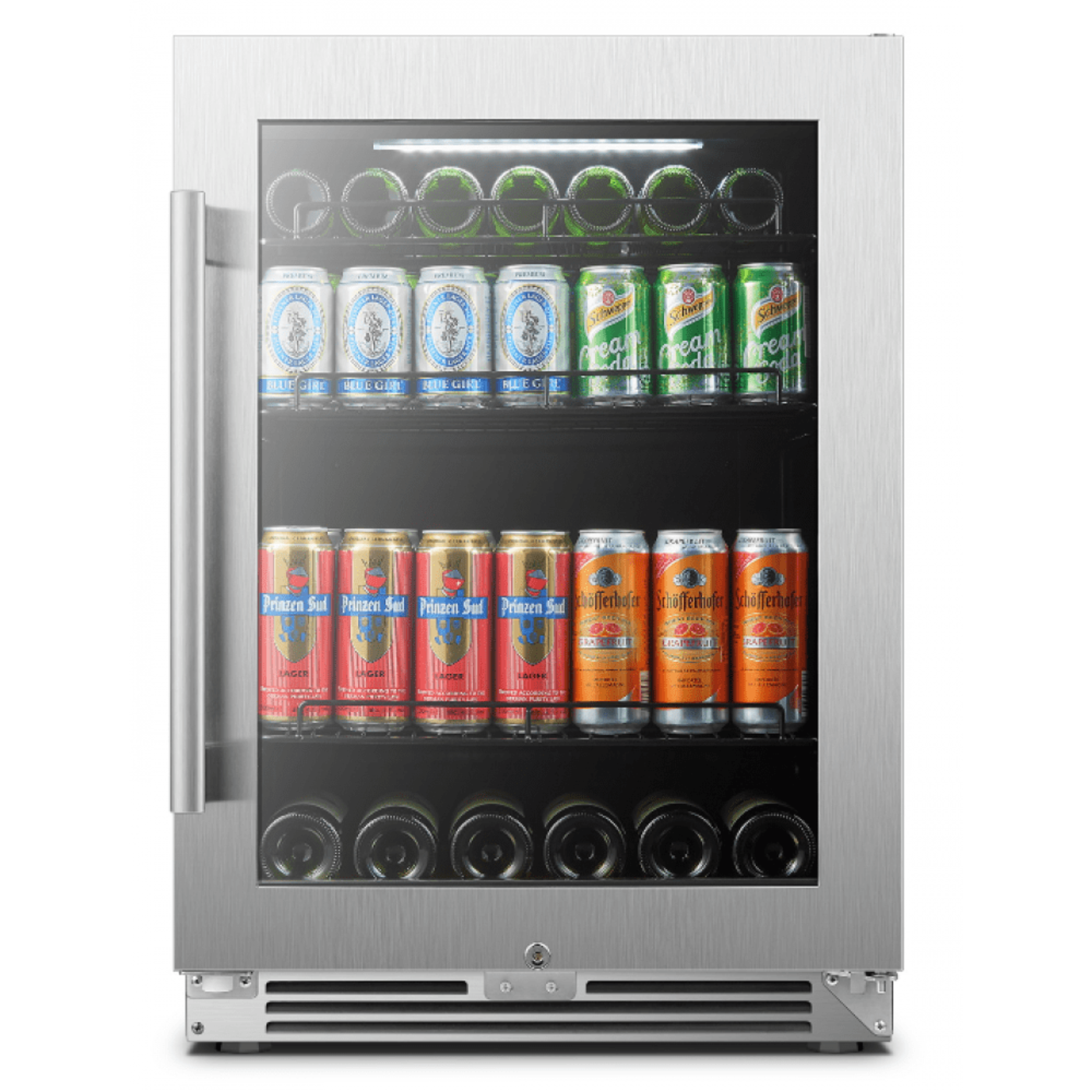 Lanbo 118 Cans Stainless Steel Beverage Coolers - LP54BC