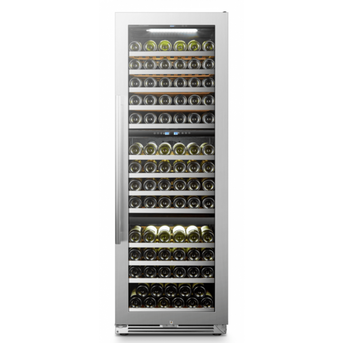 Lanbo 143 Bottles Triple Zone Stainless Steel Wine Coolers - LP168T