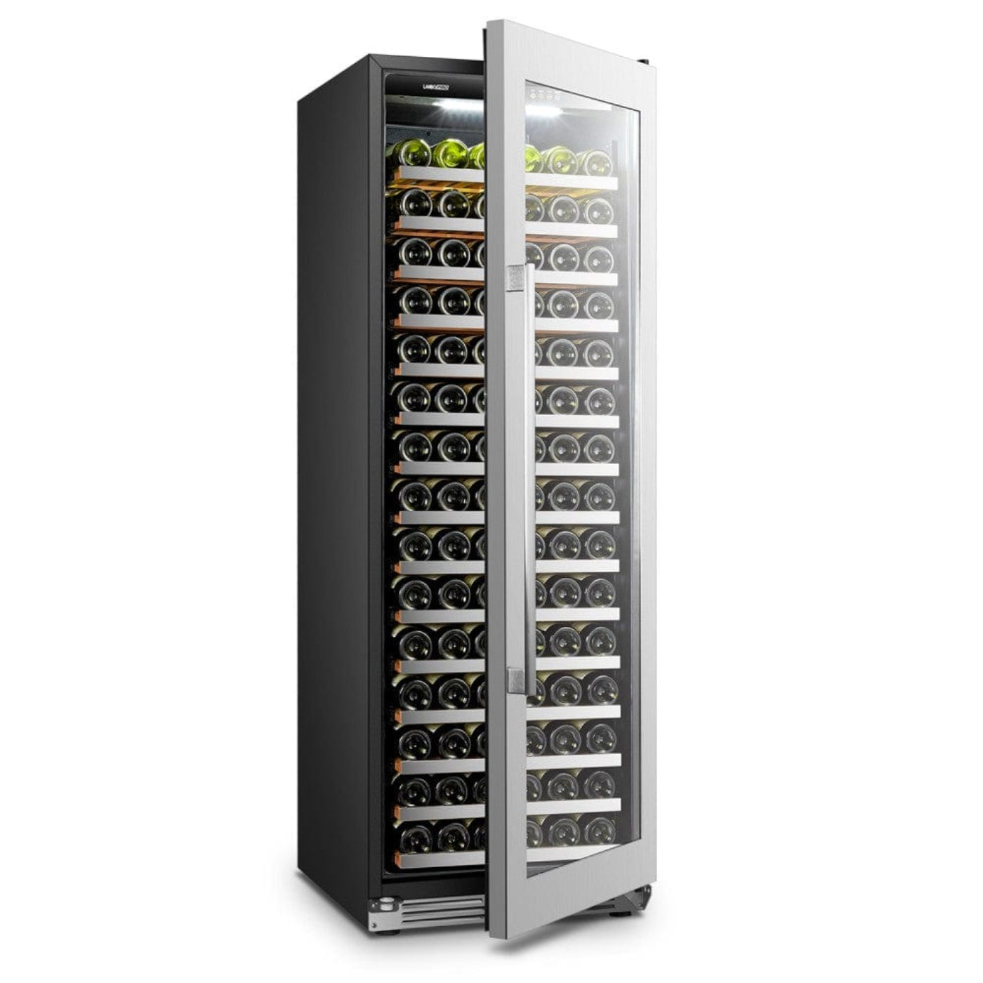 Lanbo 169 Bottles Single Zone Stainless Steel Wine Coolers - LP168S