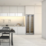 Lanbo Luxury 289 Bottles Dual Door Stainless Steel Wine Coolers - LW328SD